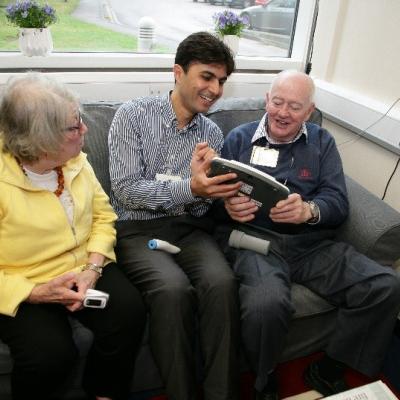 Surrey engagement with older people, showing tech