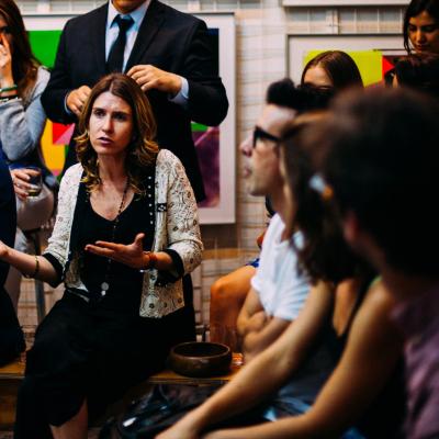 Image showing a group of people talking